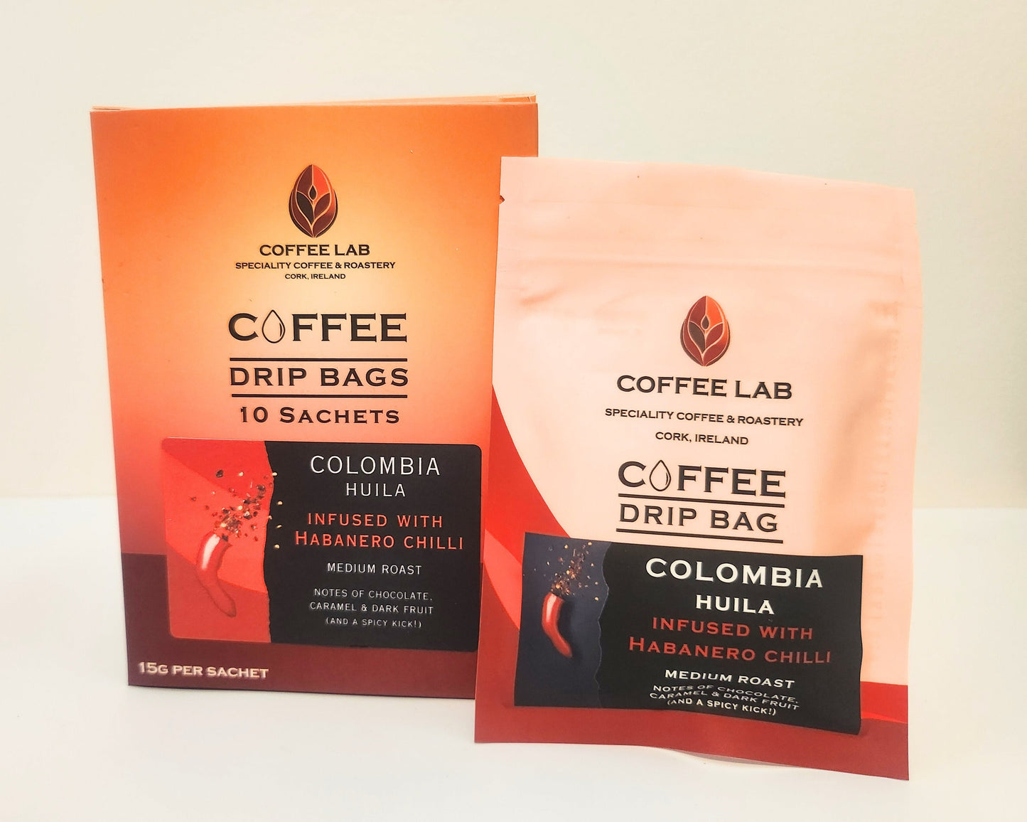 Colombian Huila Caturra Infused with Habanero Chilli (Drip Bags) - 10 Sachets