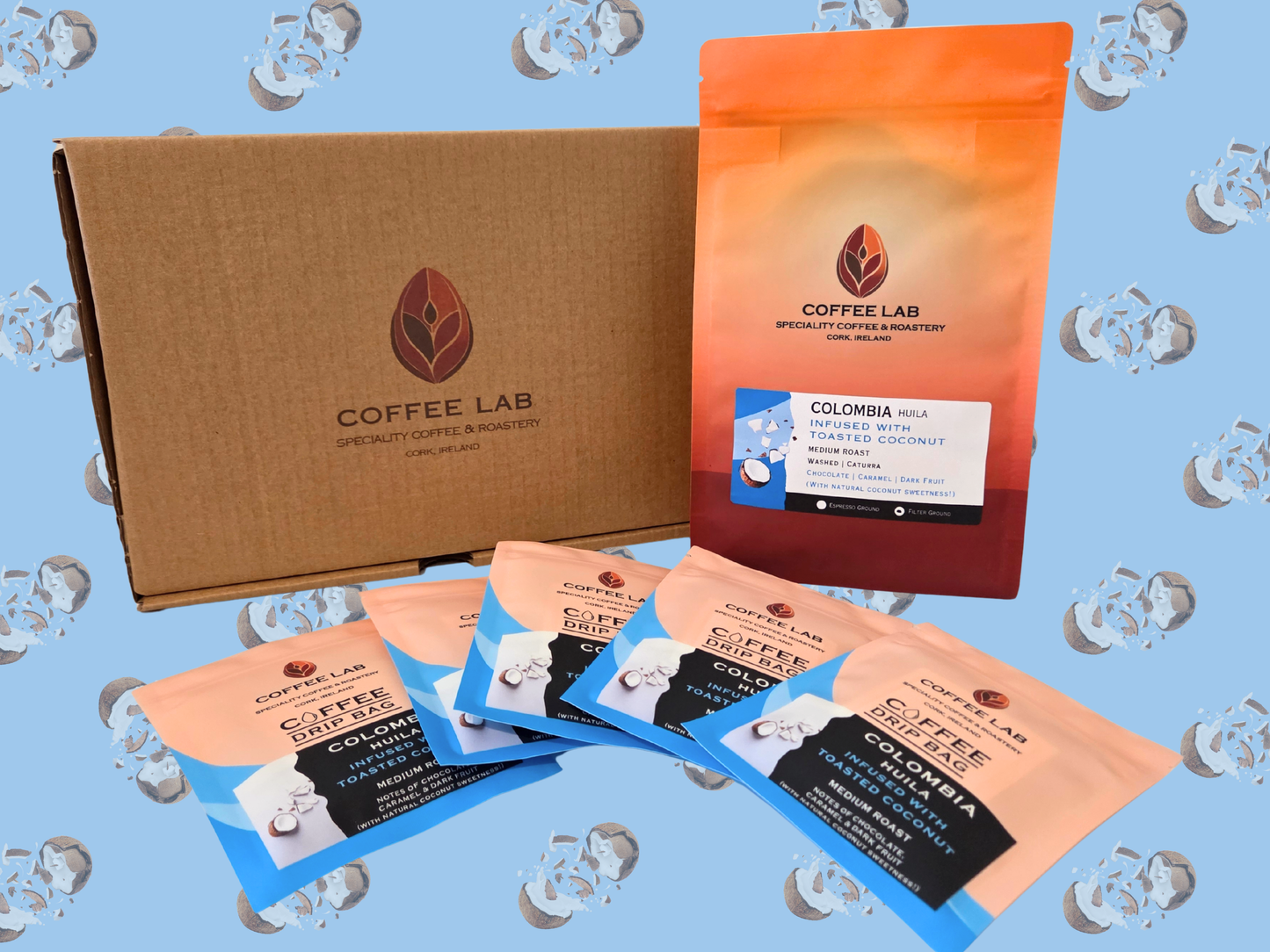Coconut Coffee Gift Set